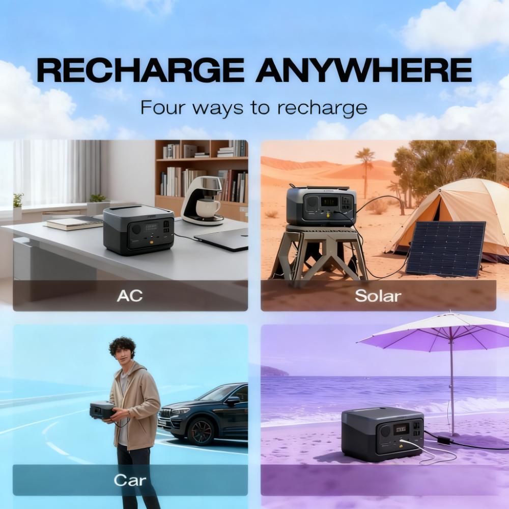 High-Efficiency Portable Power Station for All Scenarios