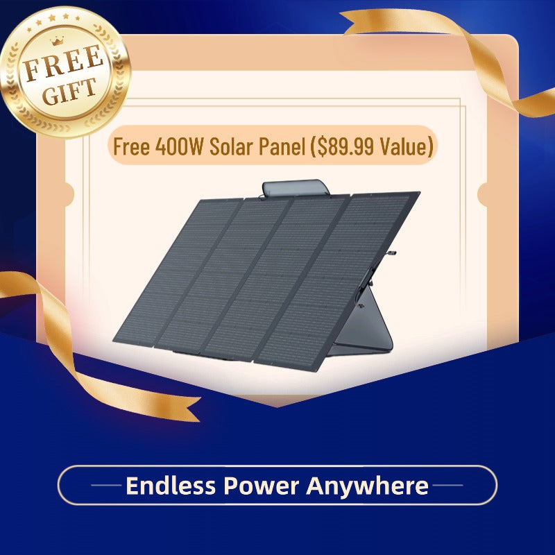 Large capacity + solar charging=unlimited power anywhere.(Now only $159!）